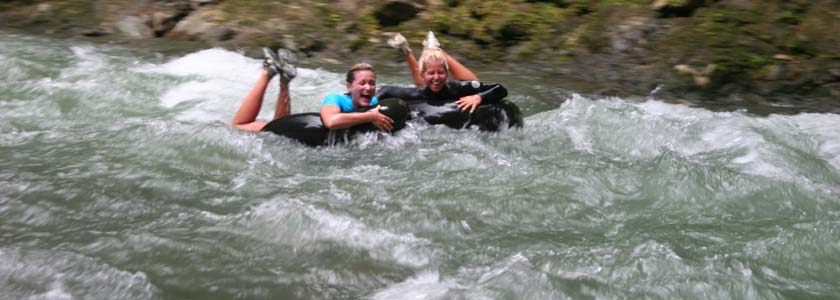 Inner Tubing on the Rio Claro