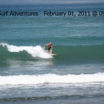 small, clean surf in pavones
